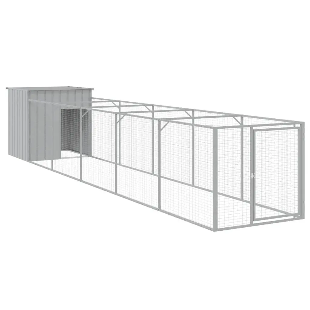 Outdoor Dog House with Extended Run