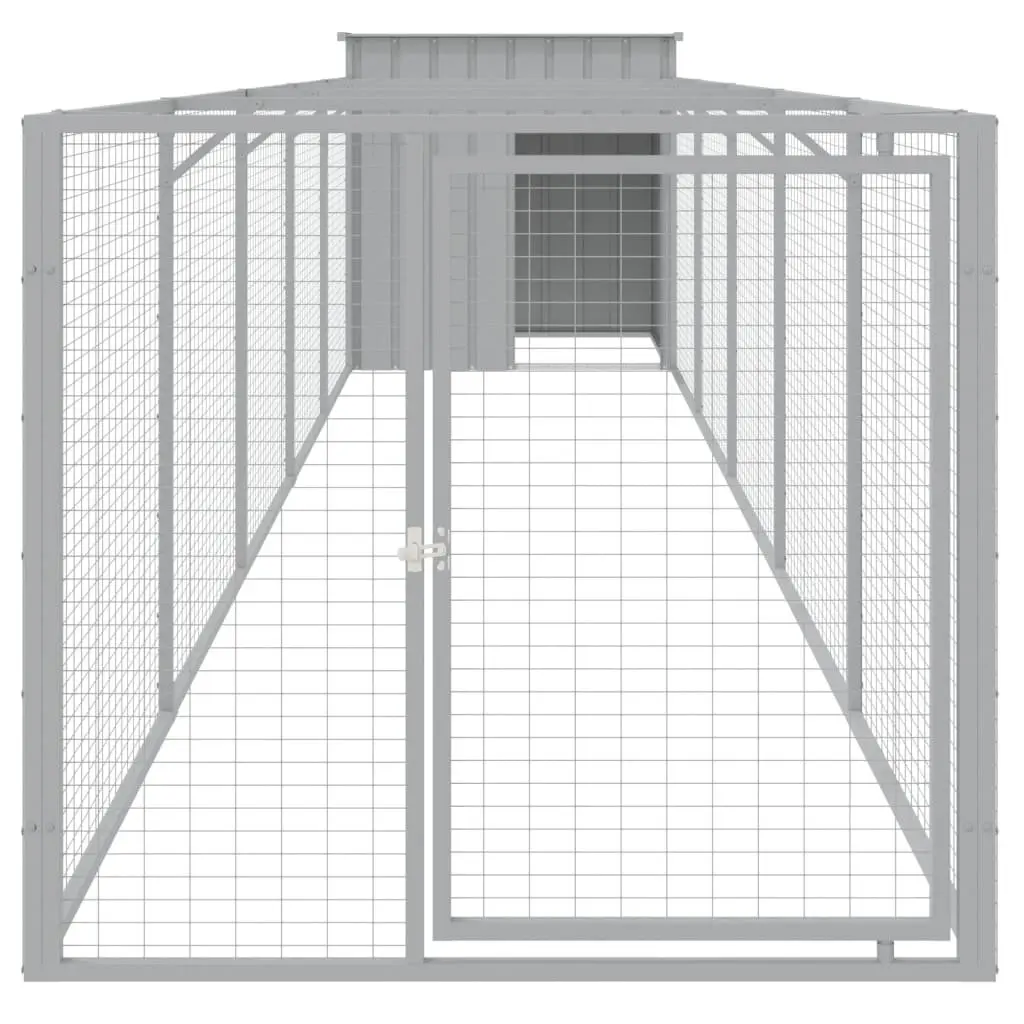 Outdoor Dog House with Extended Run