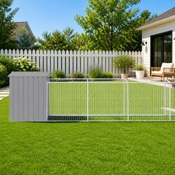 Practical Dog House with Run for Every Home