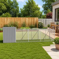 Practical Dog House and Run for Your Furry Friends