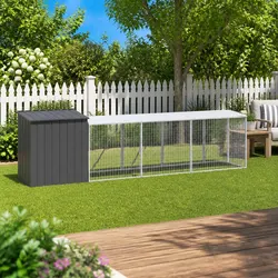 Practical Chicken Cage with Extended Run for Your Home
