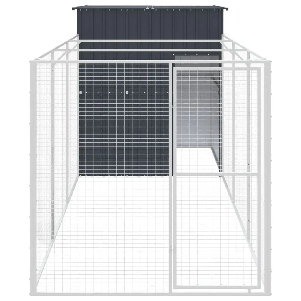 Dog House with Extended Run for Outdoor Use