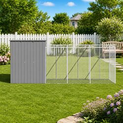Versatile Outdoor Dog House with Protective Roof