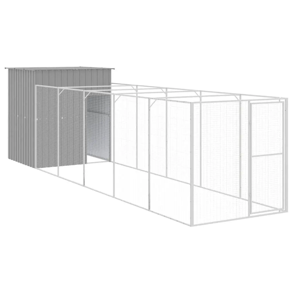 Outdoor Dog House with Protective Roof