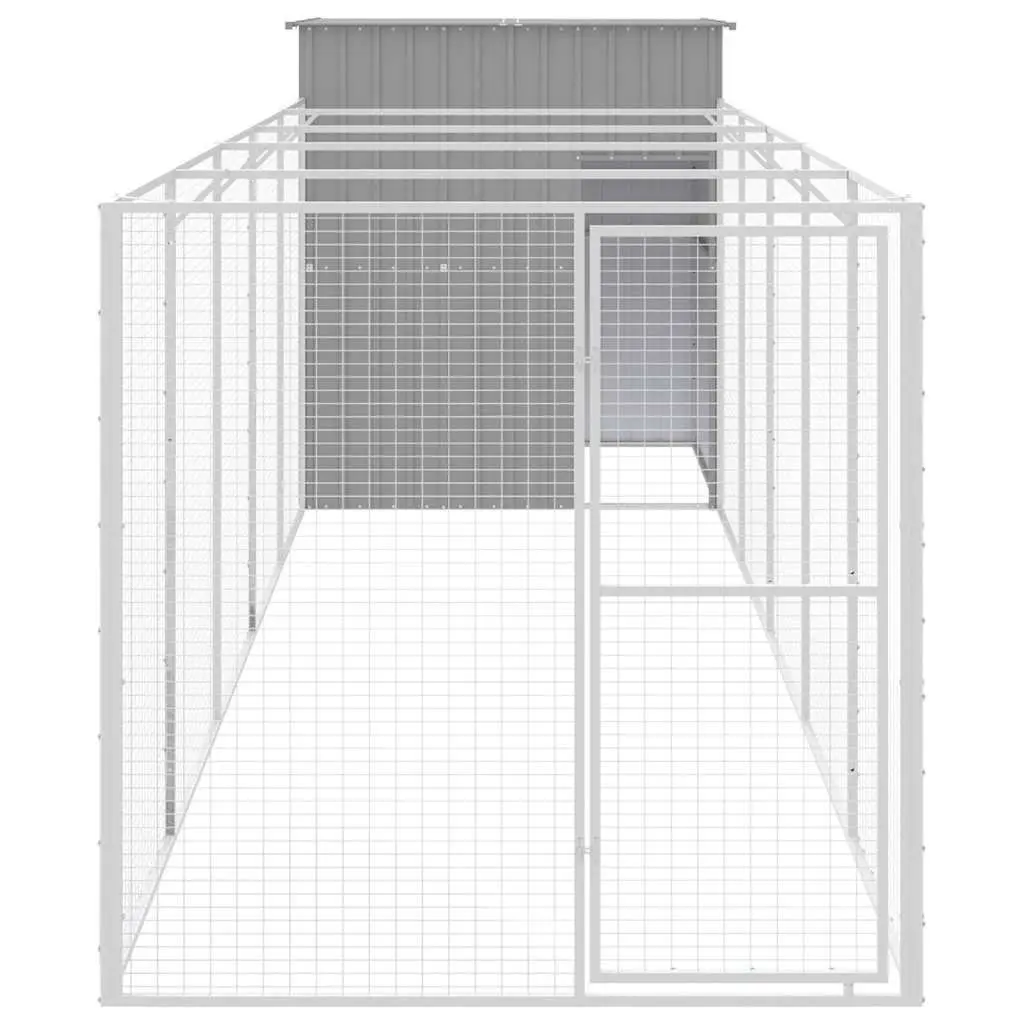 Outdoor Dog House with Protective Roof