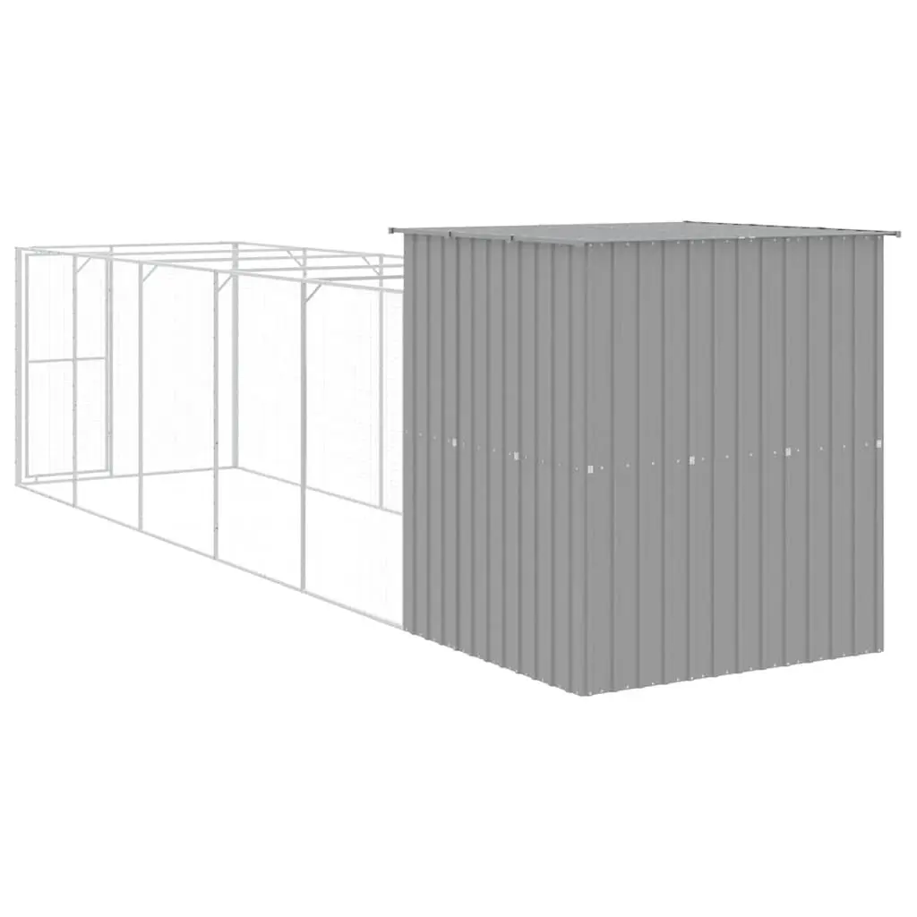 Outdoor Dog House with Protective Roof