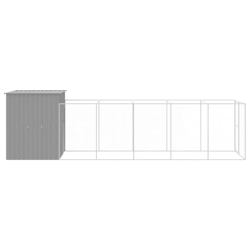 Outdoor Dog House with Protective Roof