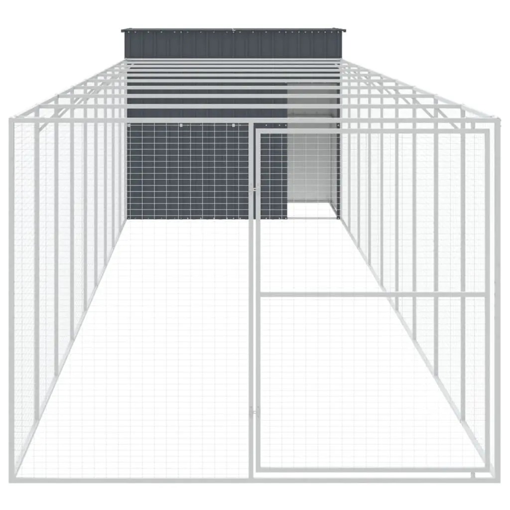Dog House with Run for Home Use
