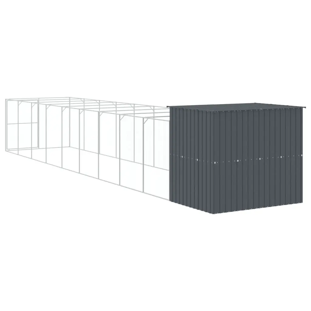 Dog House with Run for Home Use