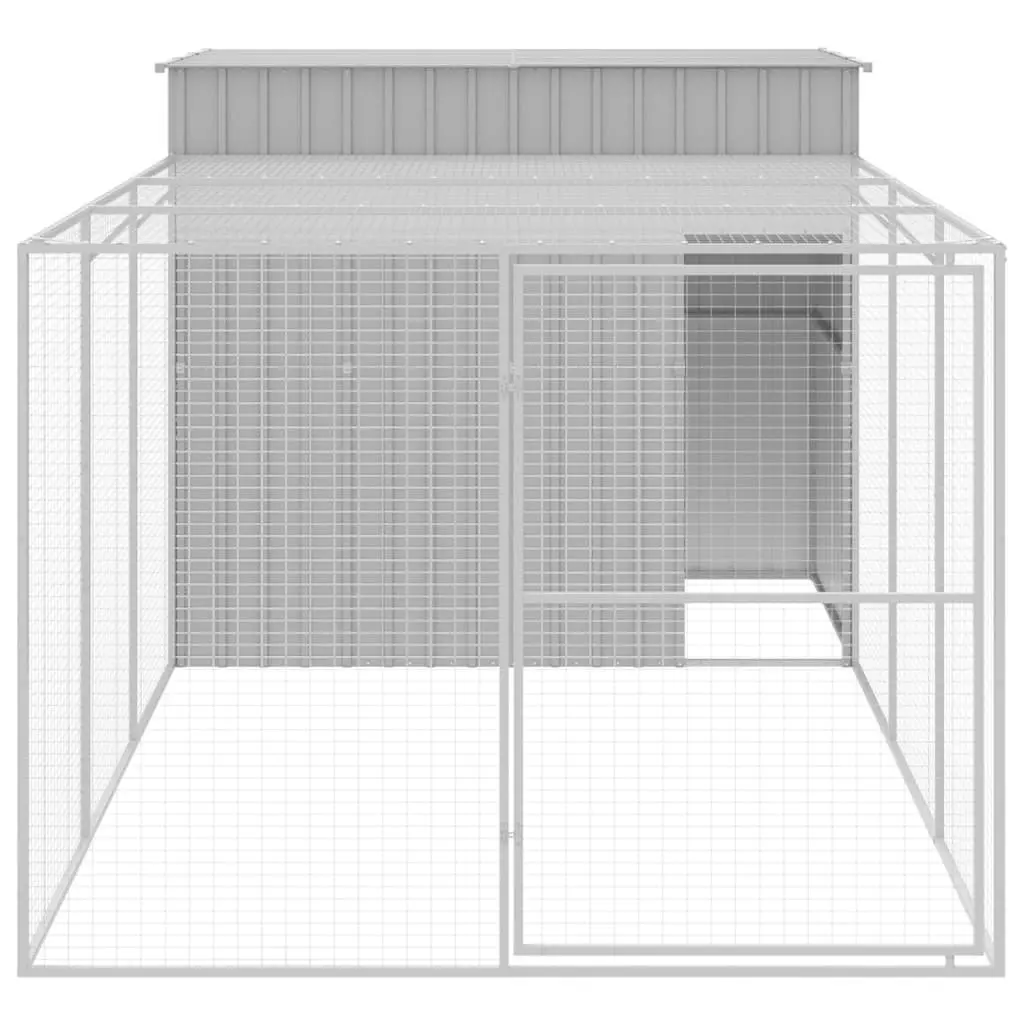 Outdoor Dog House with Extended Run for Pets
