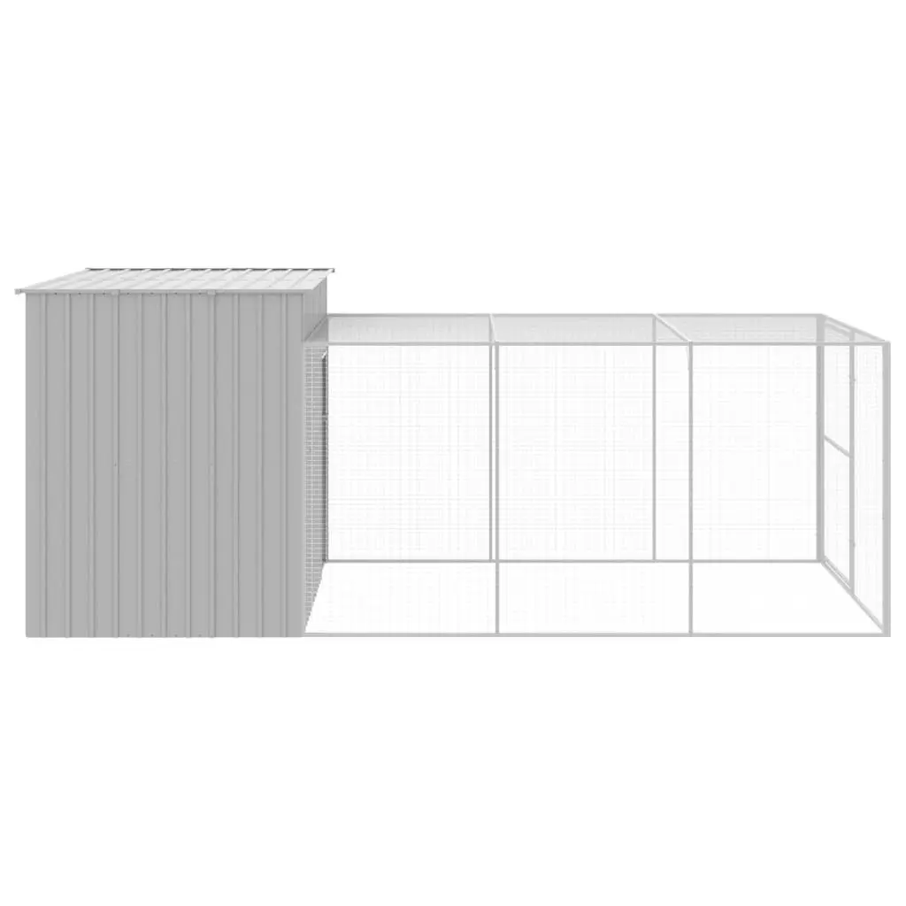 Outdoor Dog House with Extended Run for Pets