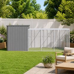 Practical Dog House with Run for Everyday Use