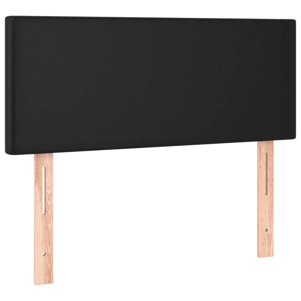 Box Spring Bed with Pocket Spring Mattress King Single Size Black Adjustable Headboard