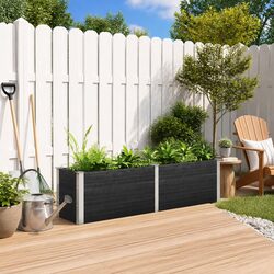 Practical Raised Bed Planter for Your Home Garden 200x50x54 cm