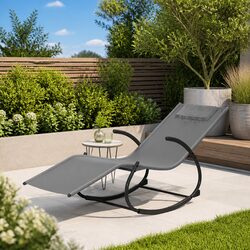 Rocking Sun Lounger: Perfect for Your Garden or Patio
