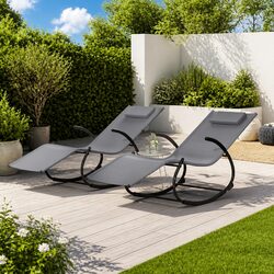 Rocking Loungers for Relaxation in Garden or Patio