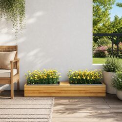 Practical Flower Boxes for Euro Pallets - 12 Grey Planter Pots