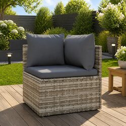 Practical Grey Corner Sofa for Outdoor Living Spaces