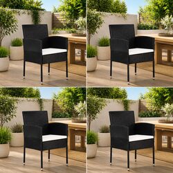Perfect Set of 4 Black Outdoor Chairs for Every Space