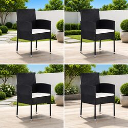 Practical Outdoor Chairs Set of 4 for Various Uses