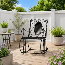 Rocking Bench for Outdoor Comfort