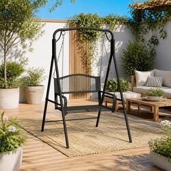 124cm Swing Bench for Garden and Patio