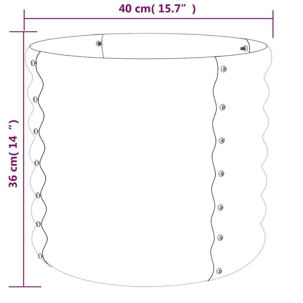 Raised Bed Planter for Balconies and Patios
