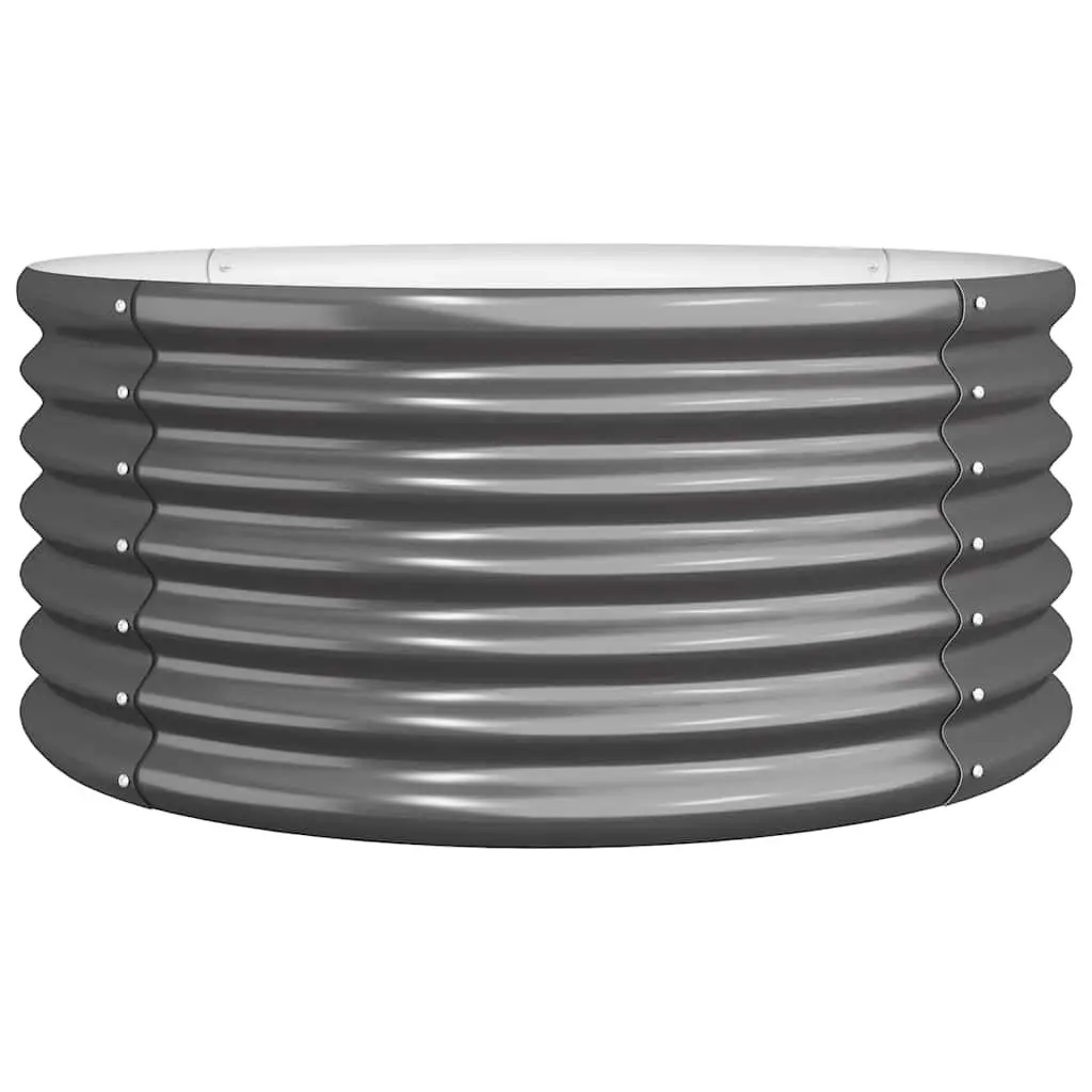 Garden Planter Raised Bed Galvanised Steel Outdoor Patio Balcony Anthracite