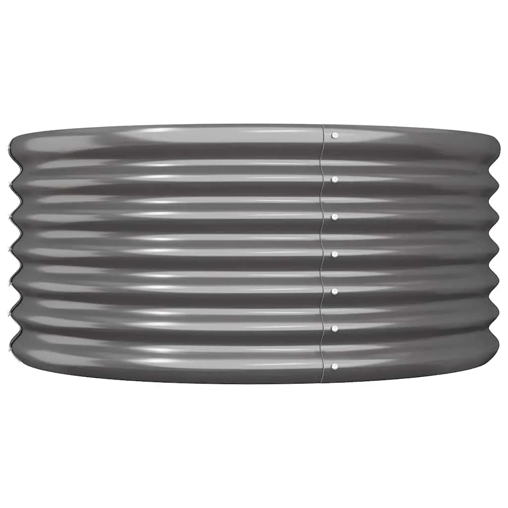 Garden Planter Raised Bed Galvanised Steel Outdoor Patio Balcony Anthracite
