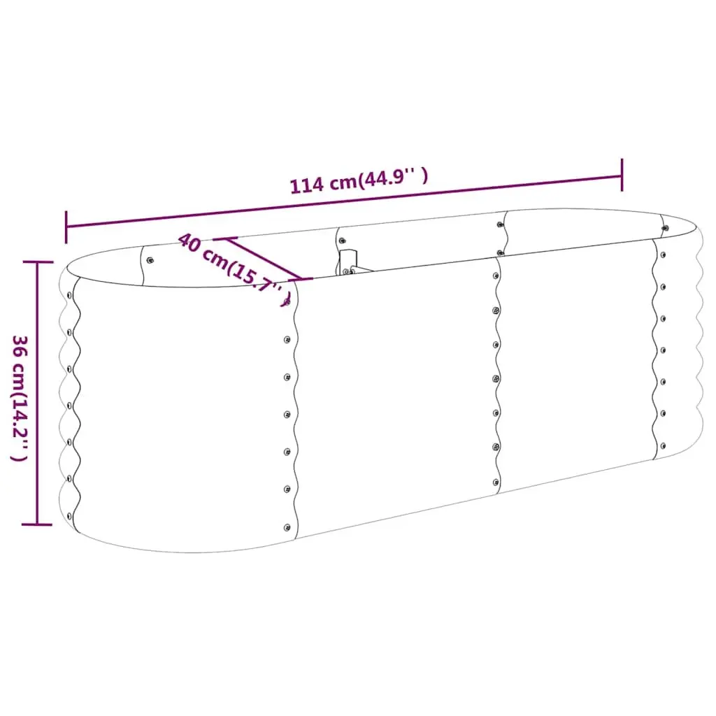 Raised Garden Bed for Patios and Balconies