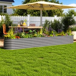 Versatile Galvanised Steel Garden Bed for Home Use