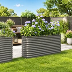 Practical Raised Bed Planter for Any Outdoor Setting