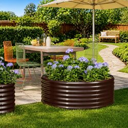 Practical Raised Garden Bed for Your Home Garden 100x100x36 cm