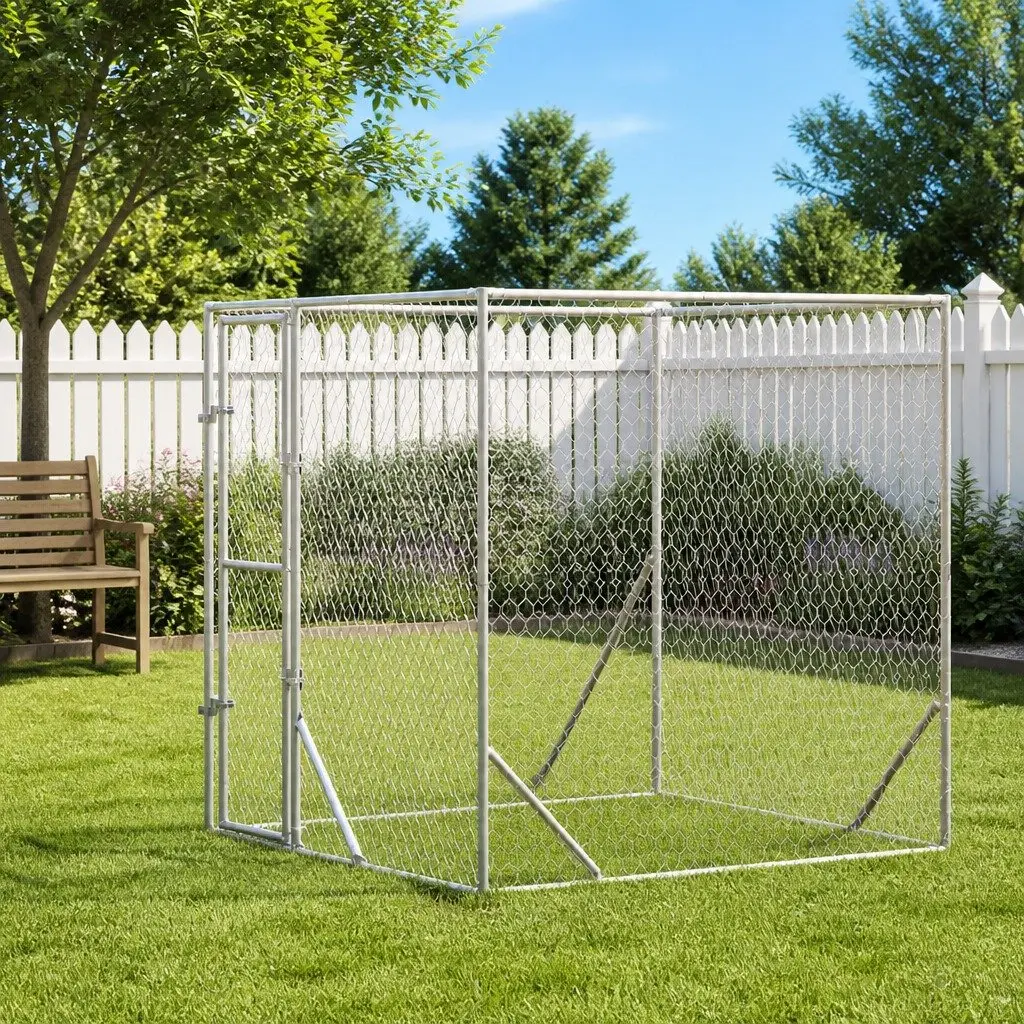 Outdoor Dog Kennel for Play and Rest