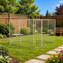 Functional Outdoor Dog Kennel for Secure Pet Play