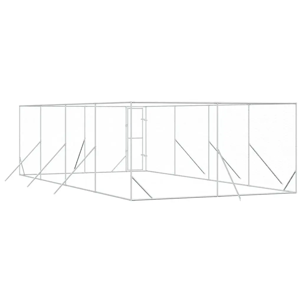 Outdoor Dog Kennel Run 4x8x2m