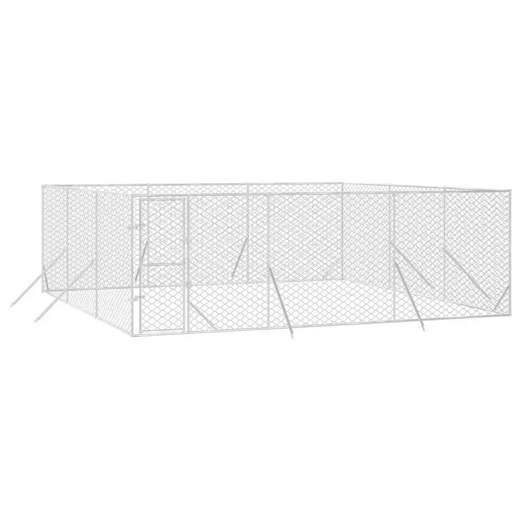 6x6x2 m Dog Kennel for Safe Outdoor Enclosure