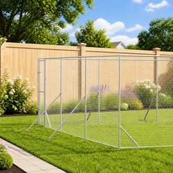 Practical 6x10x2 m Outdoor Dog Kennel for Various Pets