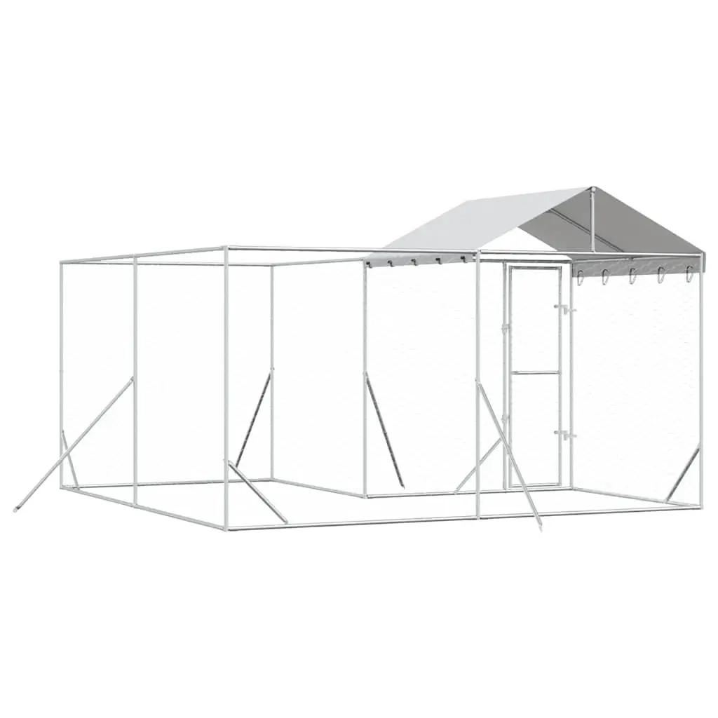 Outdoor Dog Kennel for Various Pets 4x4x2.5m