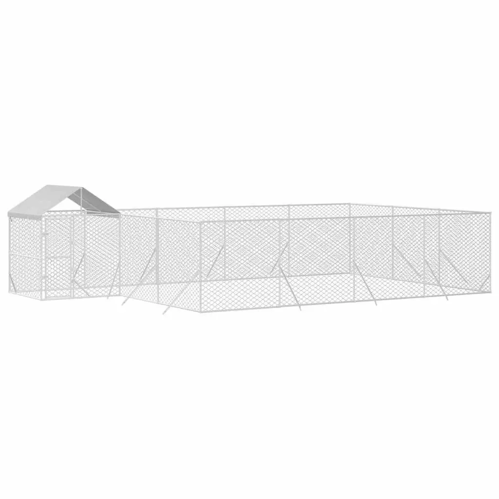 Outdoor Kennel with Roof for Small Animals