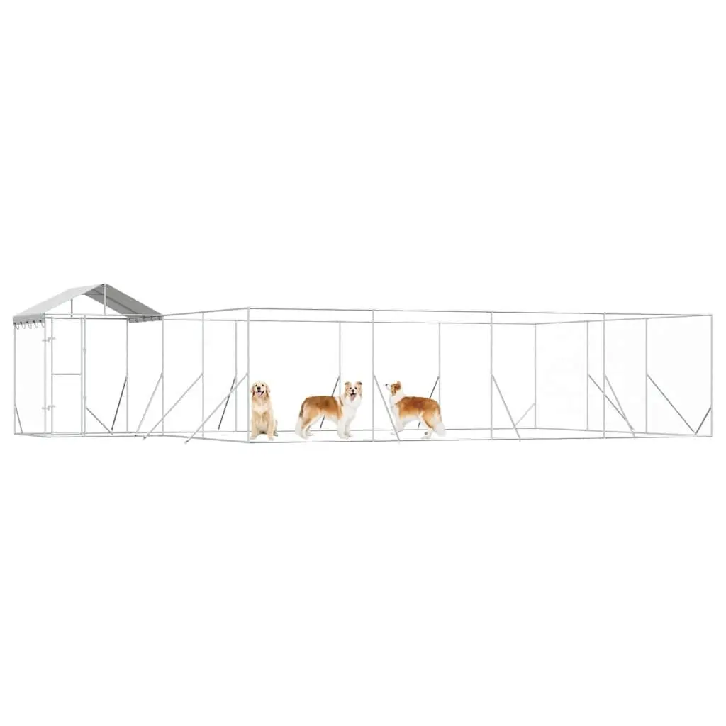 Outdoor Kennel with Roof for Small Animals