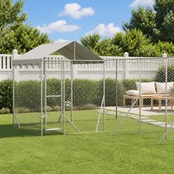 Versatile Outdoor Dog Kennel with Roof 10x8x2.5m for Your Backyard