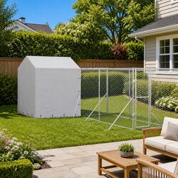 Perfect Outdoor Dog Kennel for Your Garden: 10x6x2.5 m