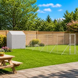 Versatile Outdoor Dog Kennel for Various Animals 12x12x2.5m