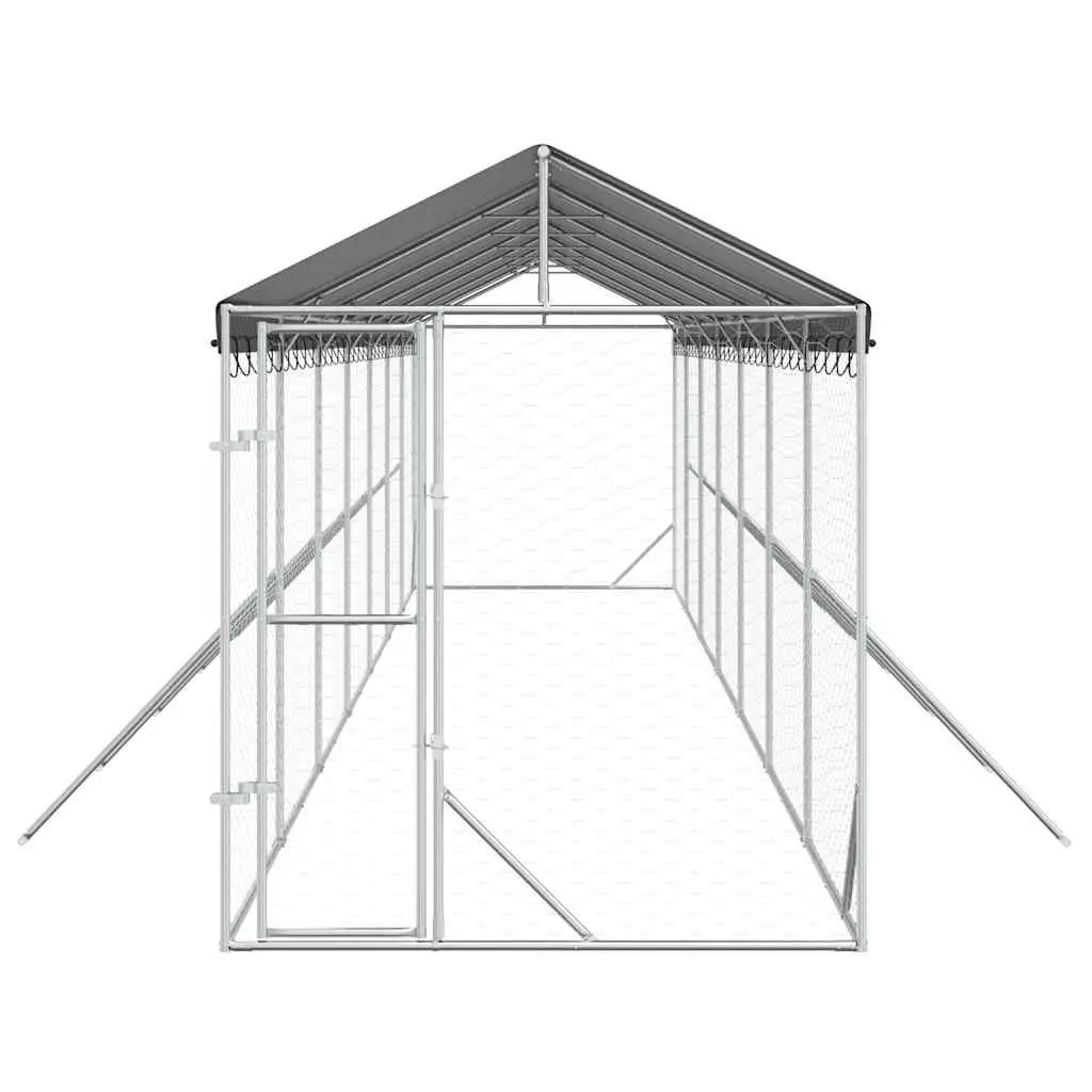 Outdoor Dog Kennel with Roof for Various Pets