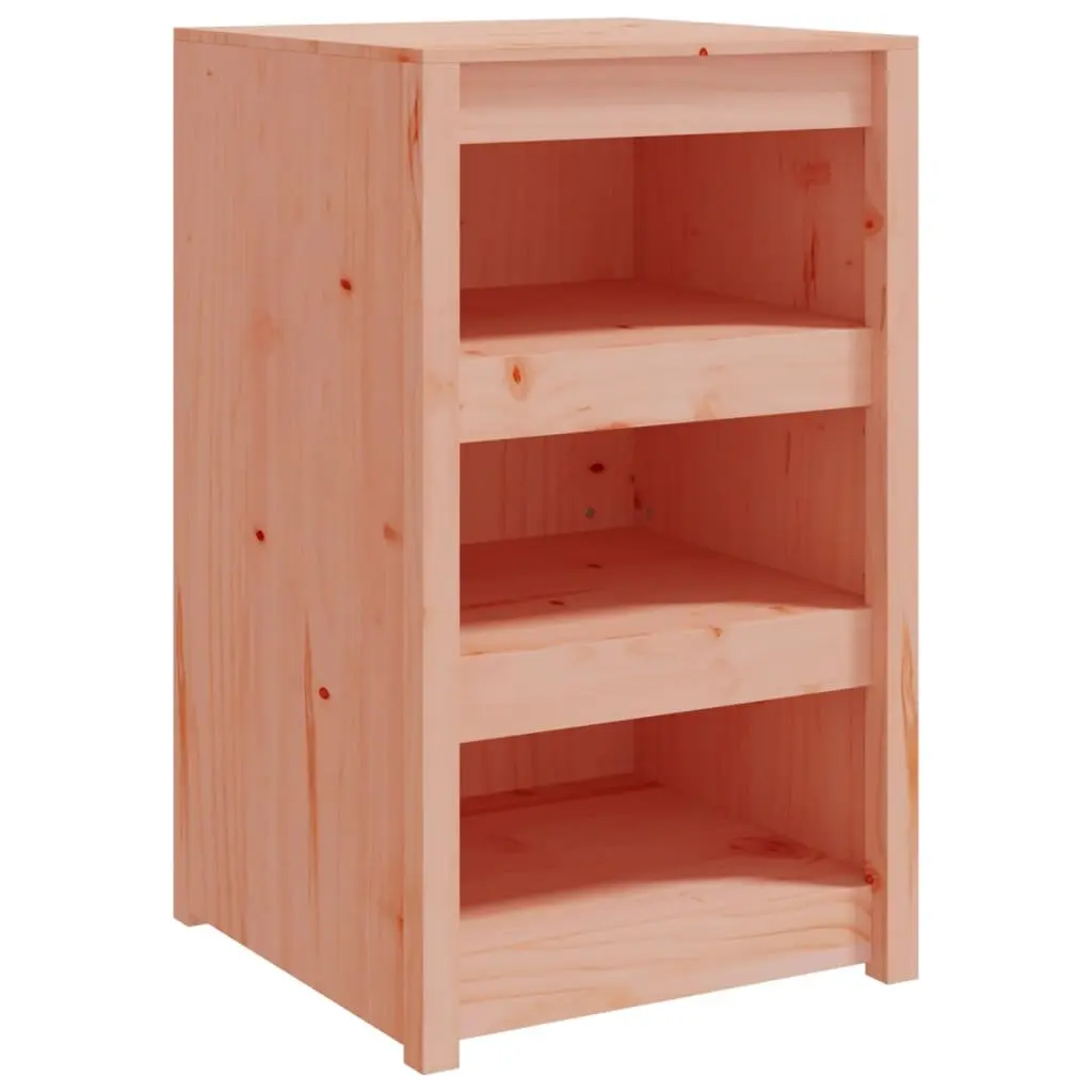 Garden Storage Cabinets Solid Douglas Wood 2 Pieces Durable Brown Outdoor Kitchen Furniture