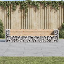 Practical Gabion Bench for Your Outdoor Living Needs