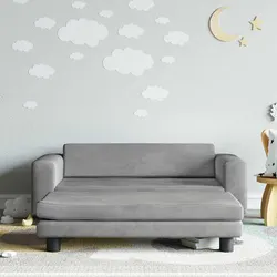 Practical Kids Sofa with Footstool for Daily Relaxation