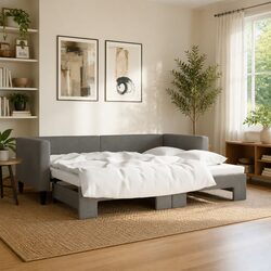 Practical Grey Daybed with Trundle for Your Home