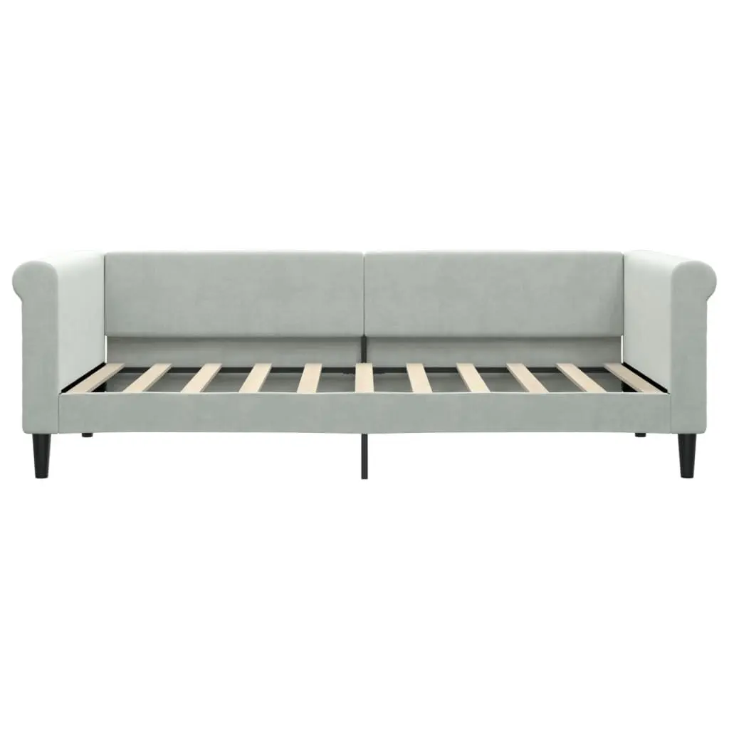 Grey Daybed with Trundle and Storage Drawers